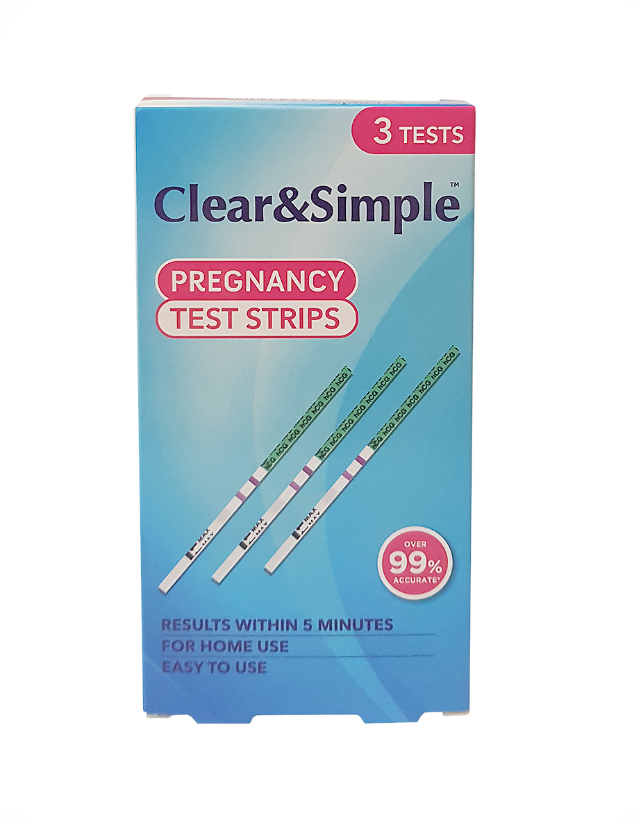 Pregnancy Strip Test Clear Simple